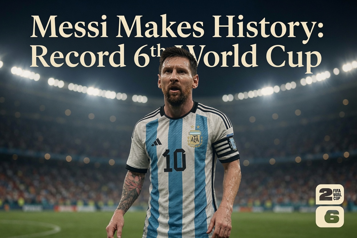 Lionel Messi Set for Historic Sixth World Cup as Argentina Faces Challenges Beyond Football